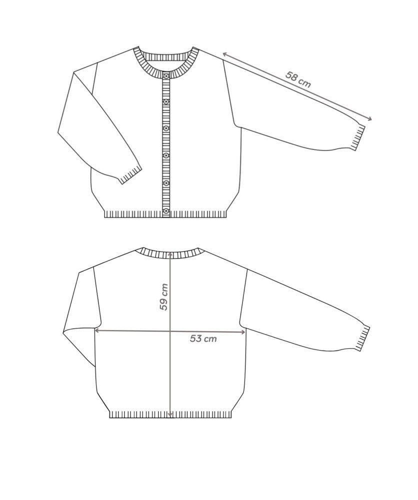 Cardigan Oscar – Marine