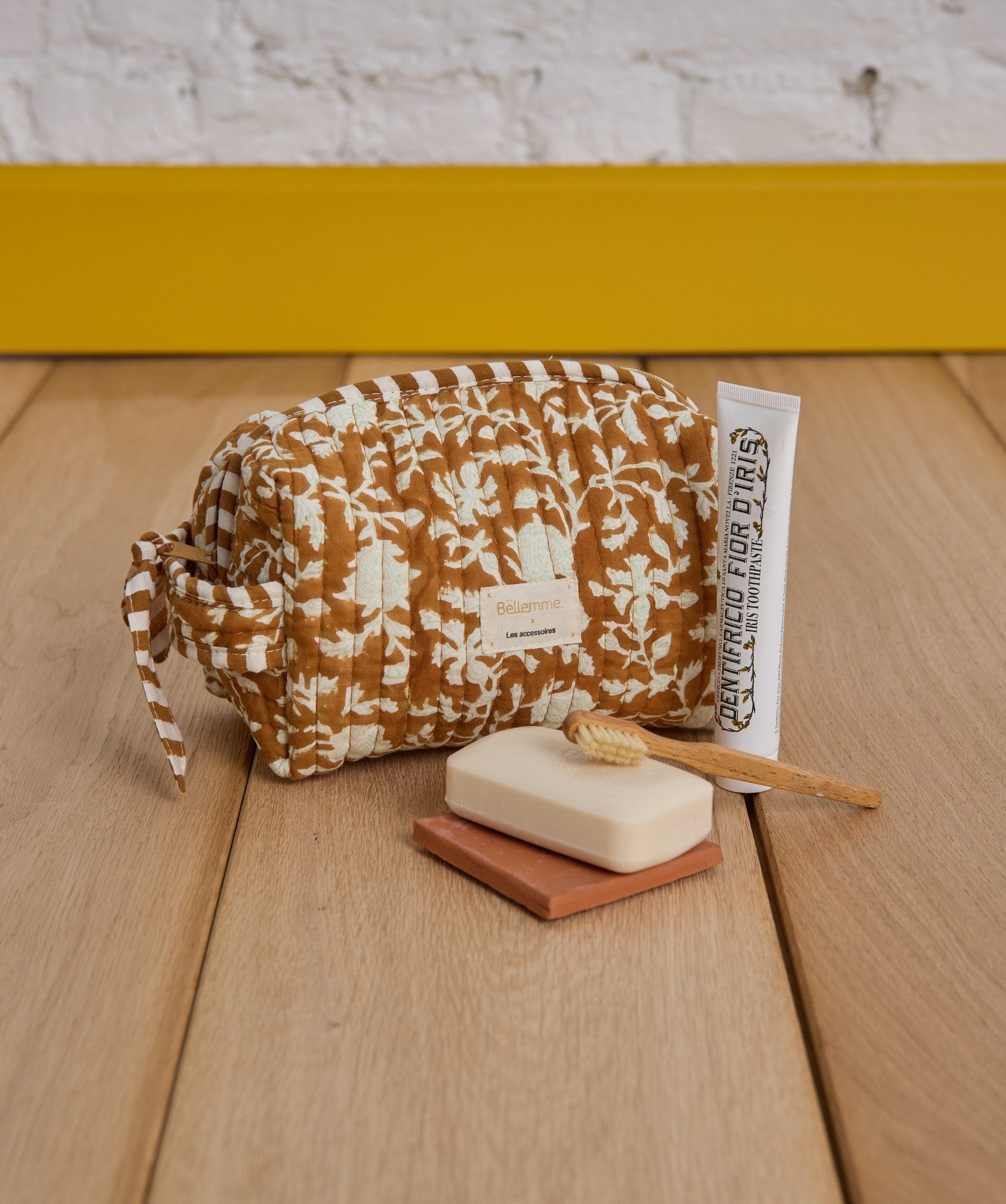 Trousse de toilette Jude petit format – Kate Caramel