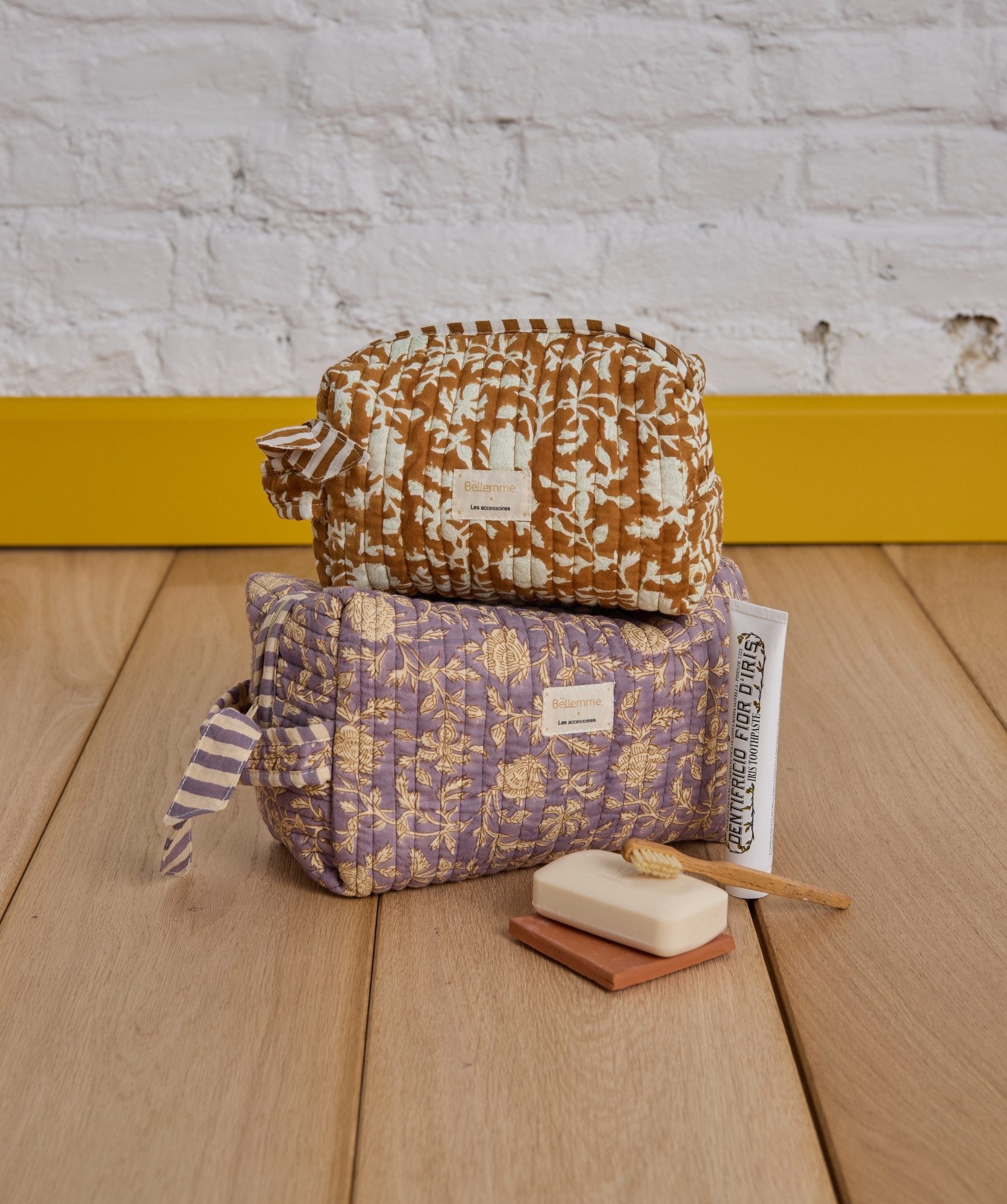 Trousse de toilette Jude petit format – Kate Caramel