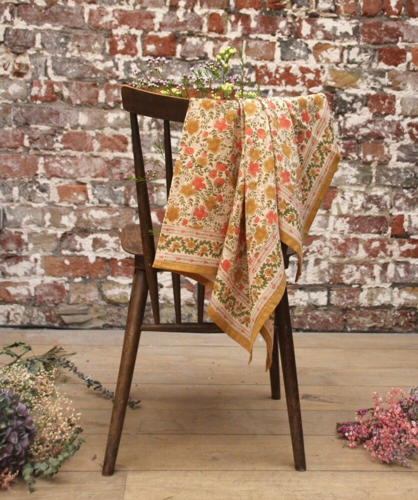 Foulard grand format – Ellis Ocre