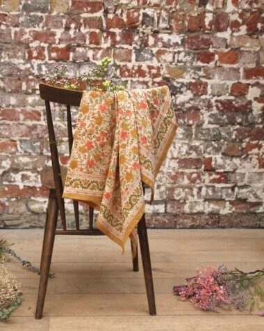 Foulard grand format – Ellis Ocre