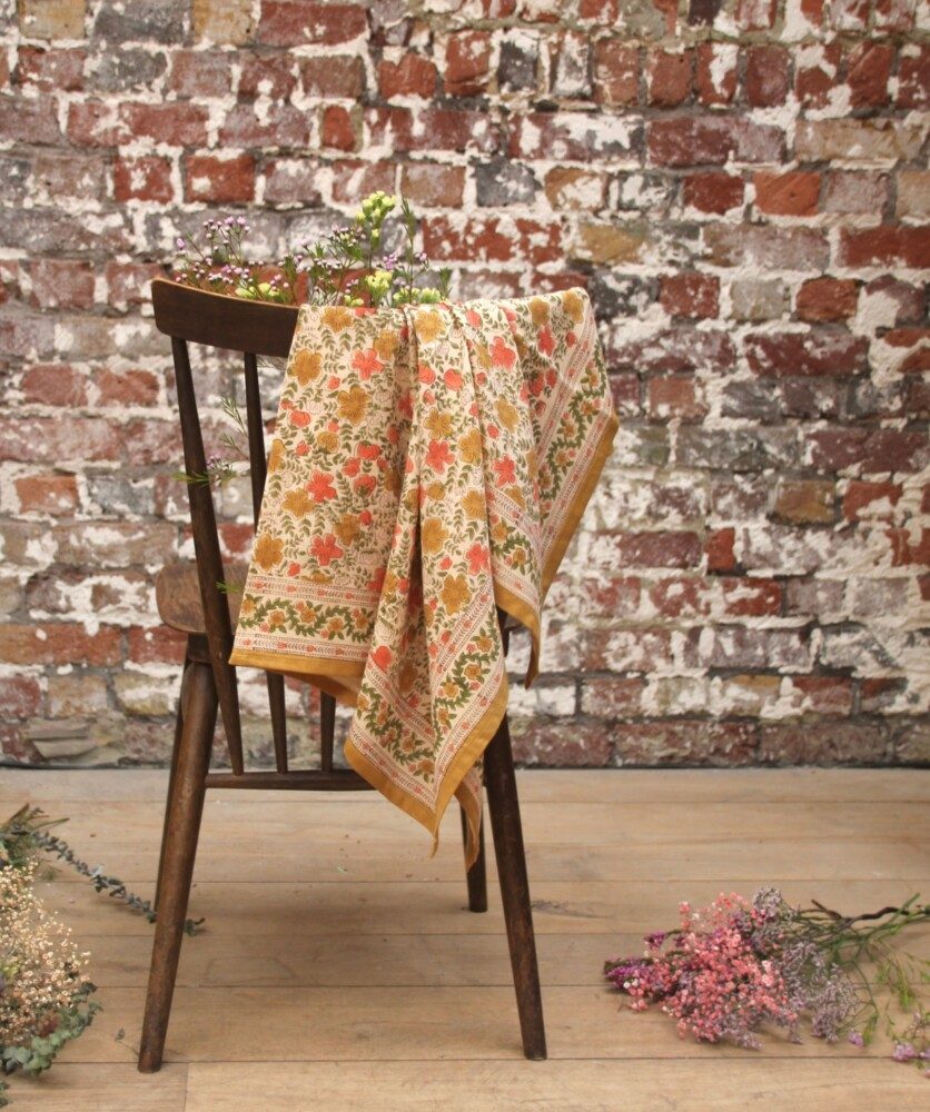 Foulard grand format – Ellis Ocre