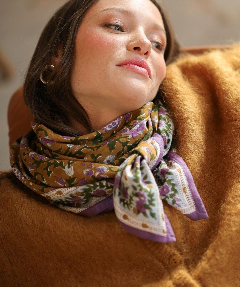 Foulard grand format – Hope Safran