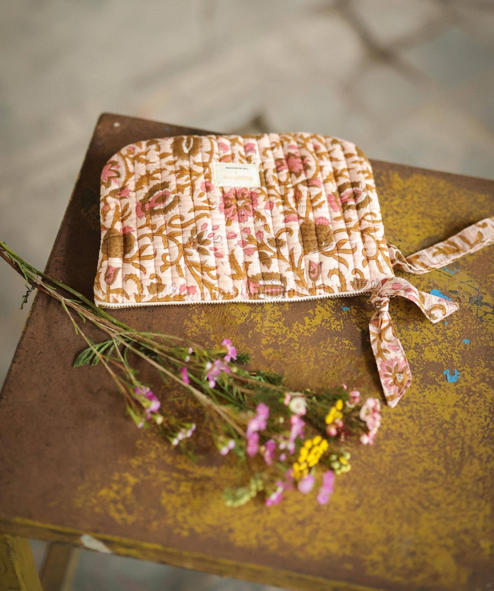 Pochette medium Sid – Mina Rose Poudre