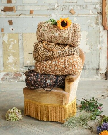 Sac week-end – Léopard camel