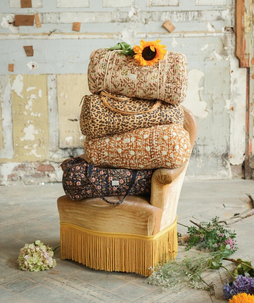 Sac week-end – Léopard camel