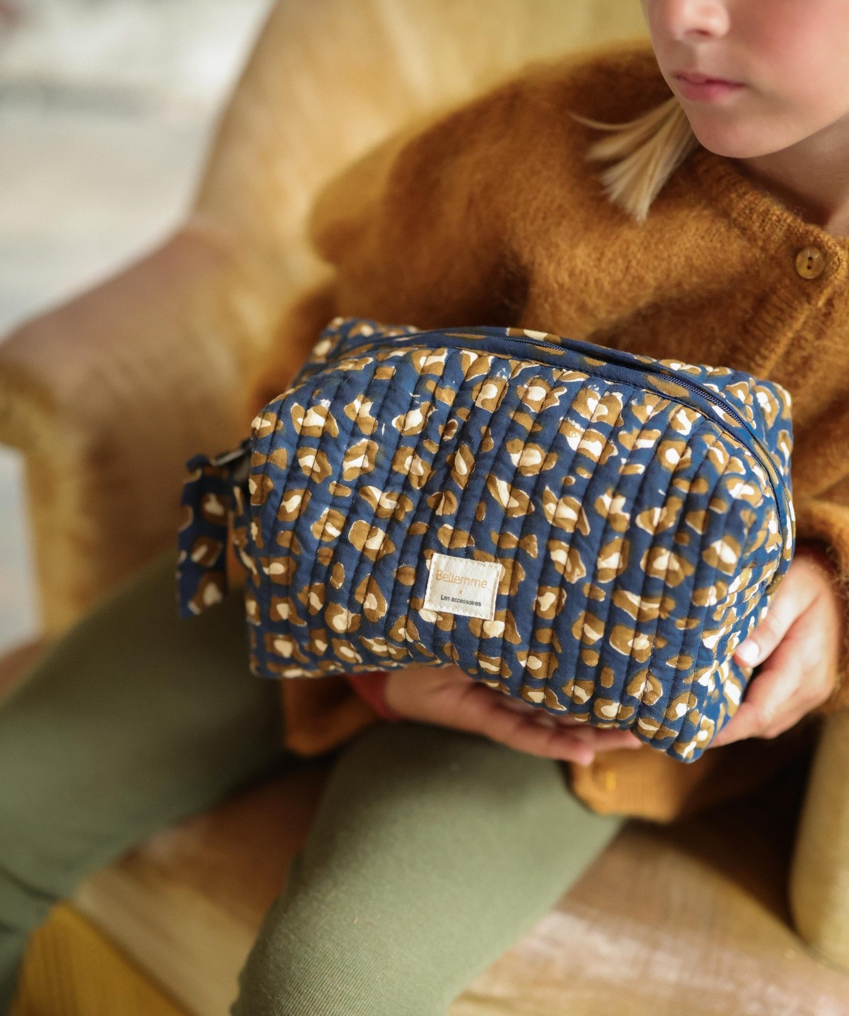 Trousse de toilette Jude – Léopard Navy