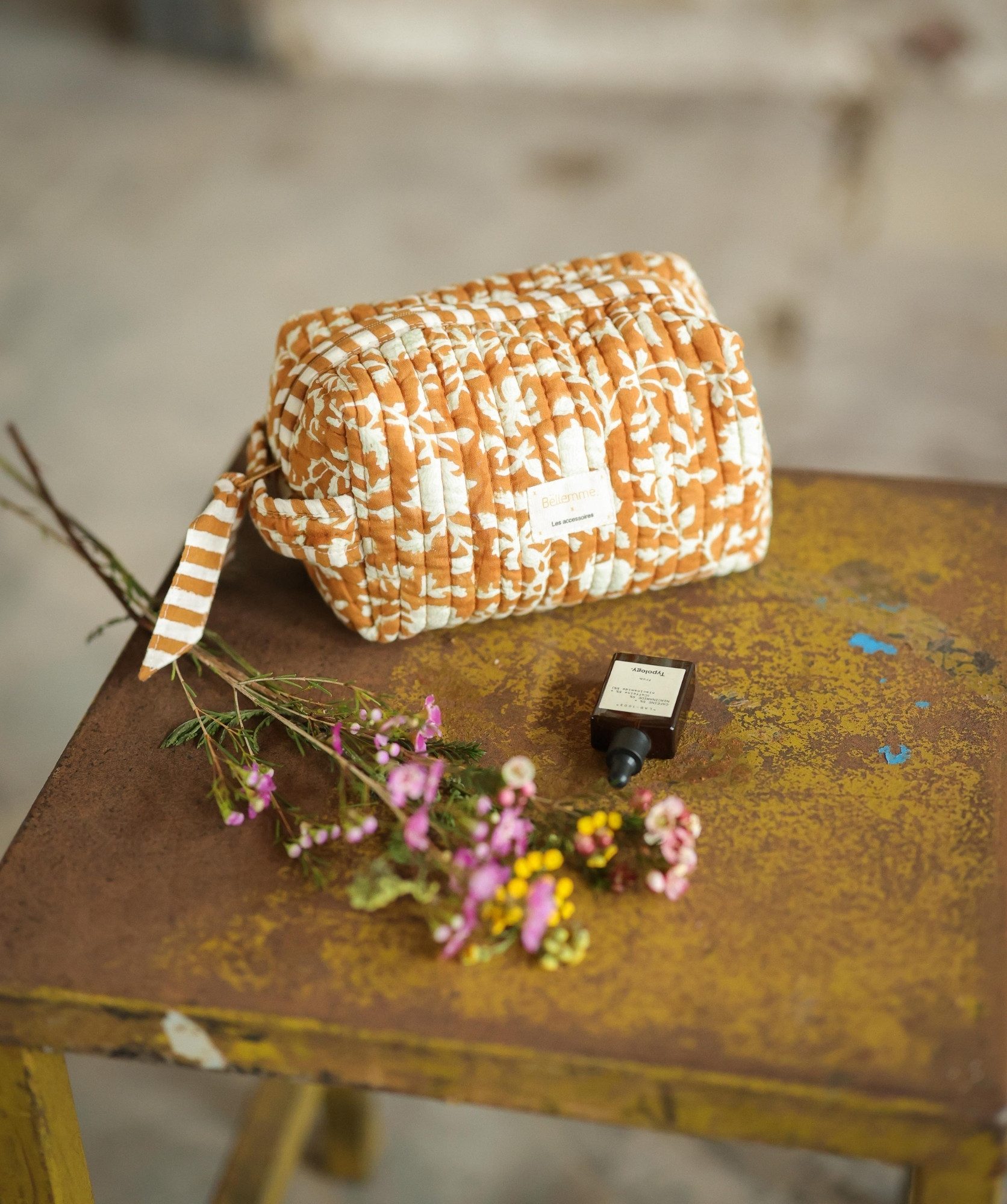 Trousse de toilette Jude petit format – Kate Caramel
