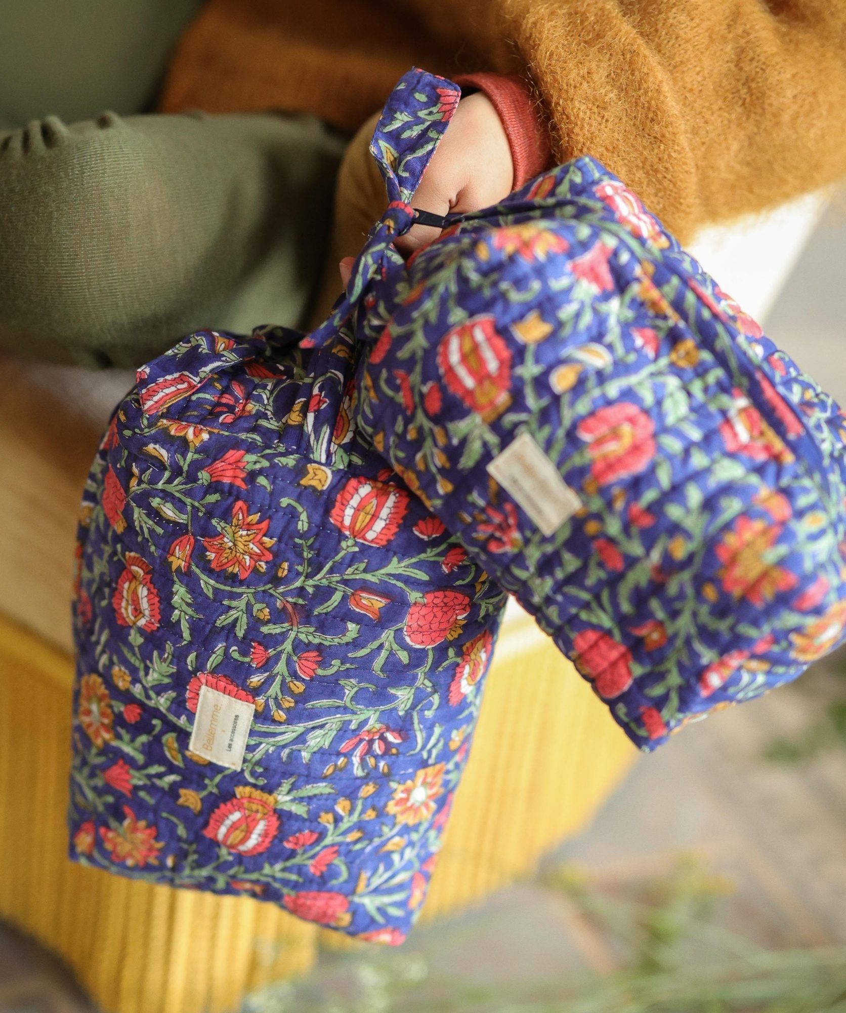 Trousse de toilette Jude petit format – Mina Indigo