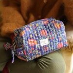 Trousse de toilette petit format – Mina Indigo