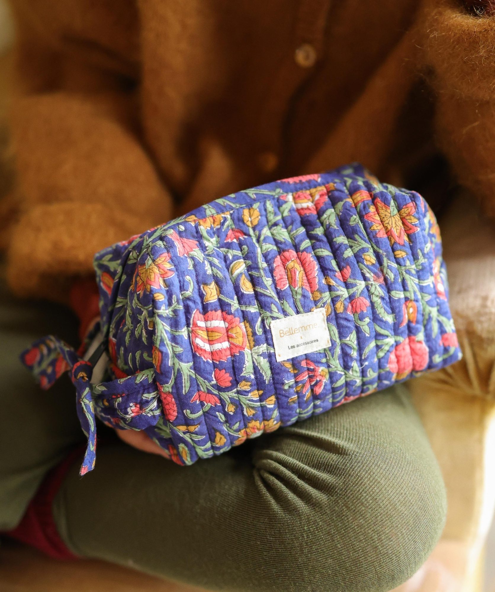 Trousse de toilette Jude petit format – Mina Indigo
