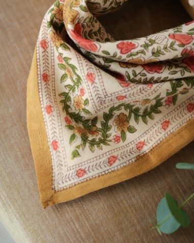 Foulard petit format – Ellis Ocre