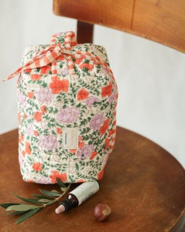 Trousse de toilette petit format – Ellis Clémentine