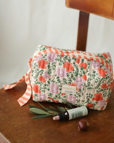 Trousse de toilette petit format – Ellis Clémentine