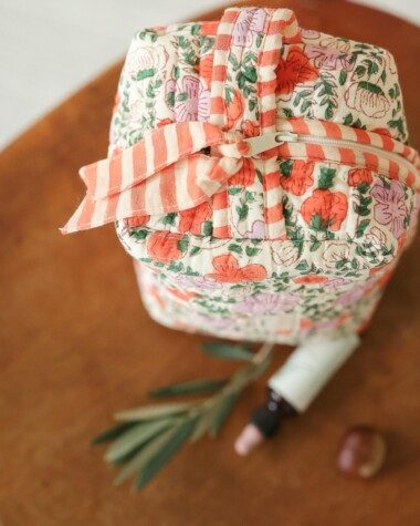 Trousse de toilette petit format – Ellis Clémentine