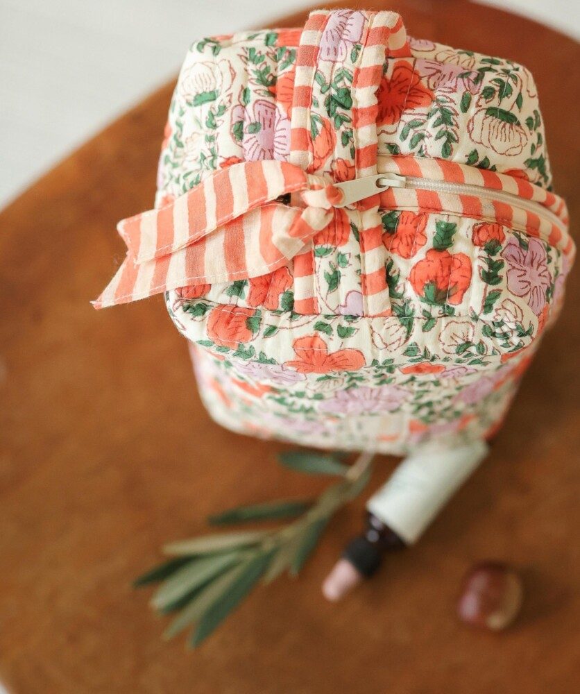 Trousse de toilette petit format – Ellis Clémentine