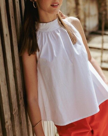 Top Poppie – Blanc