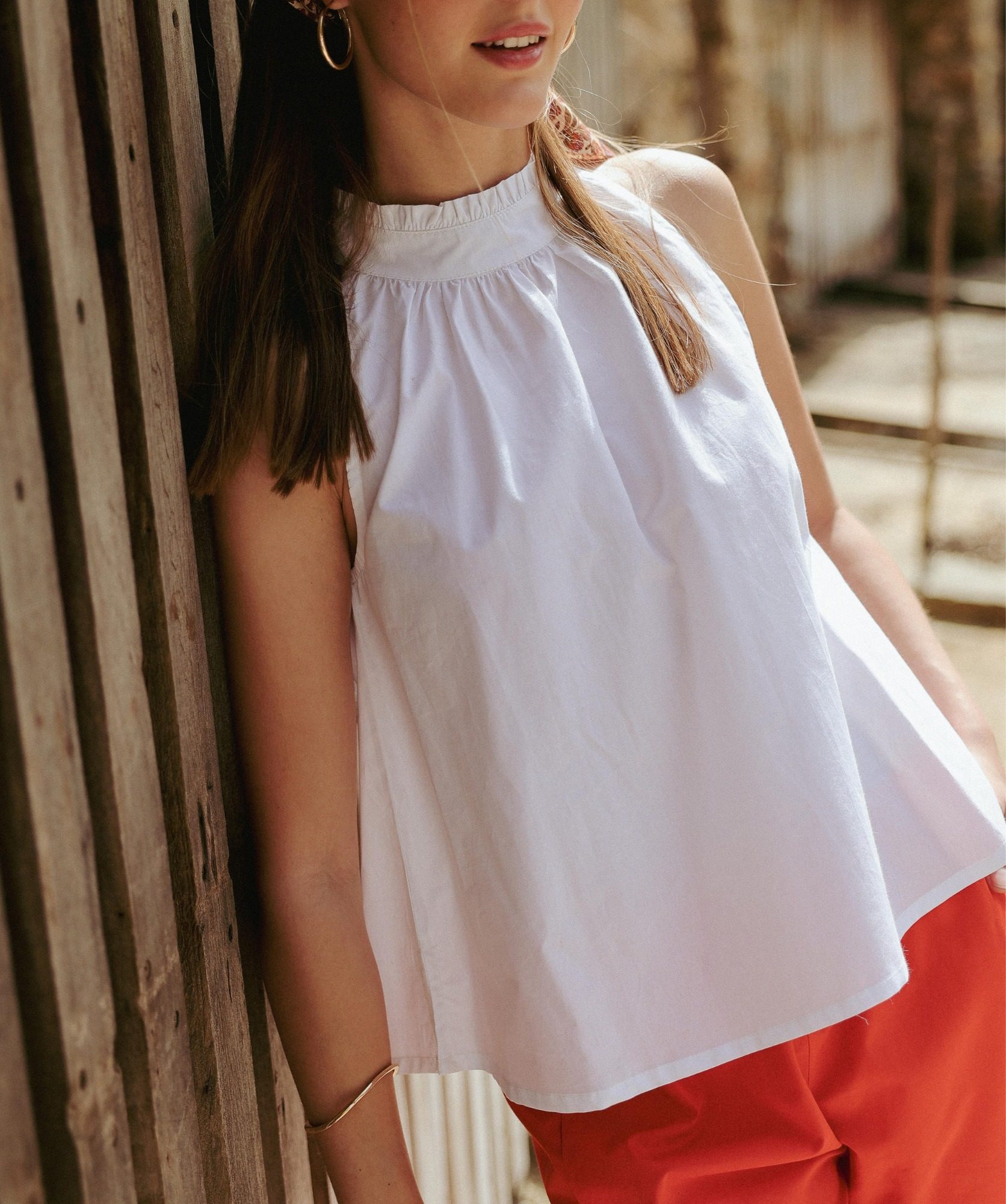 Top Poppie – Blanc