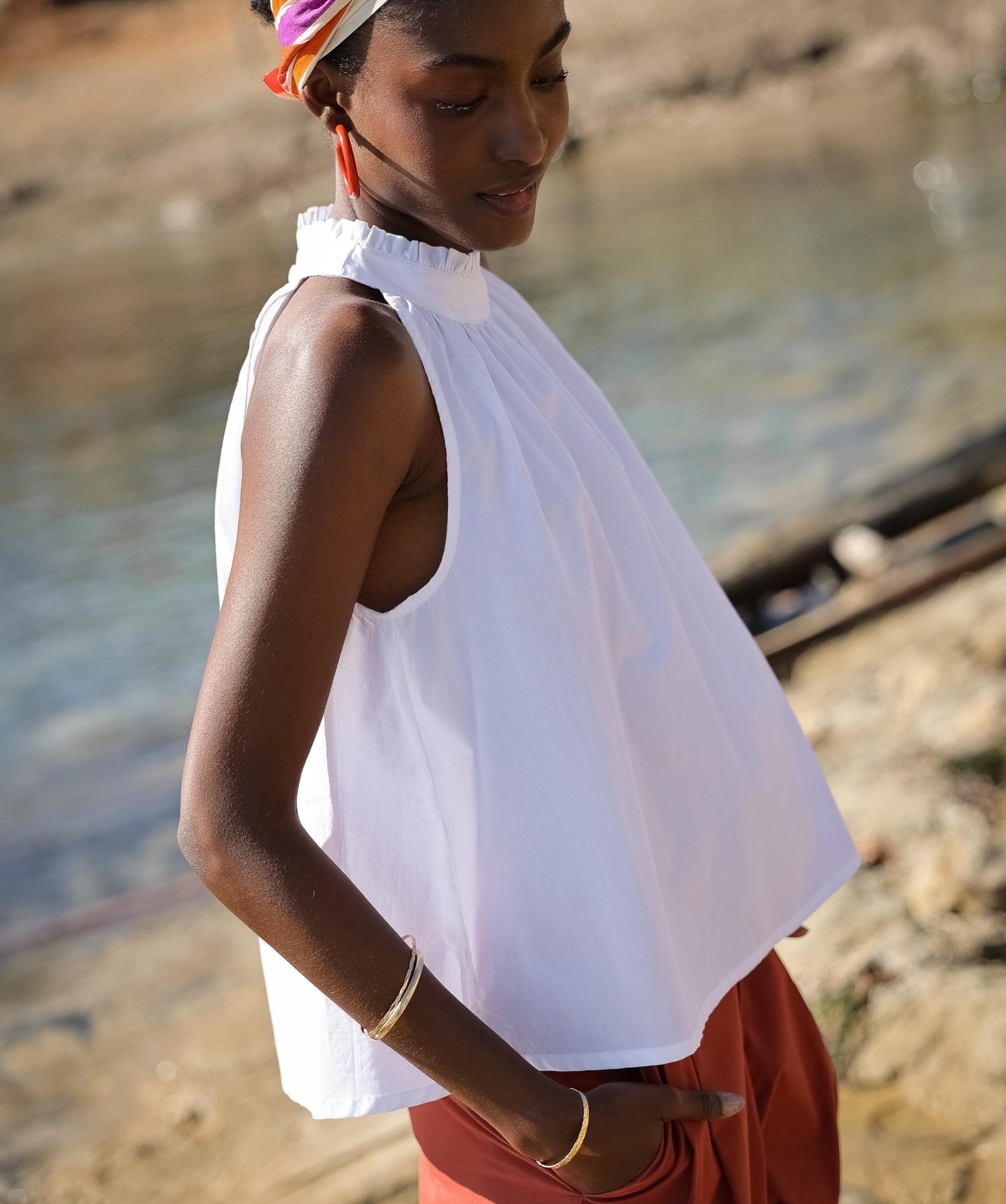 Top Poppie – Blanc