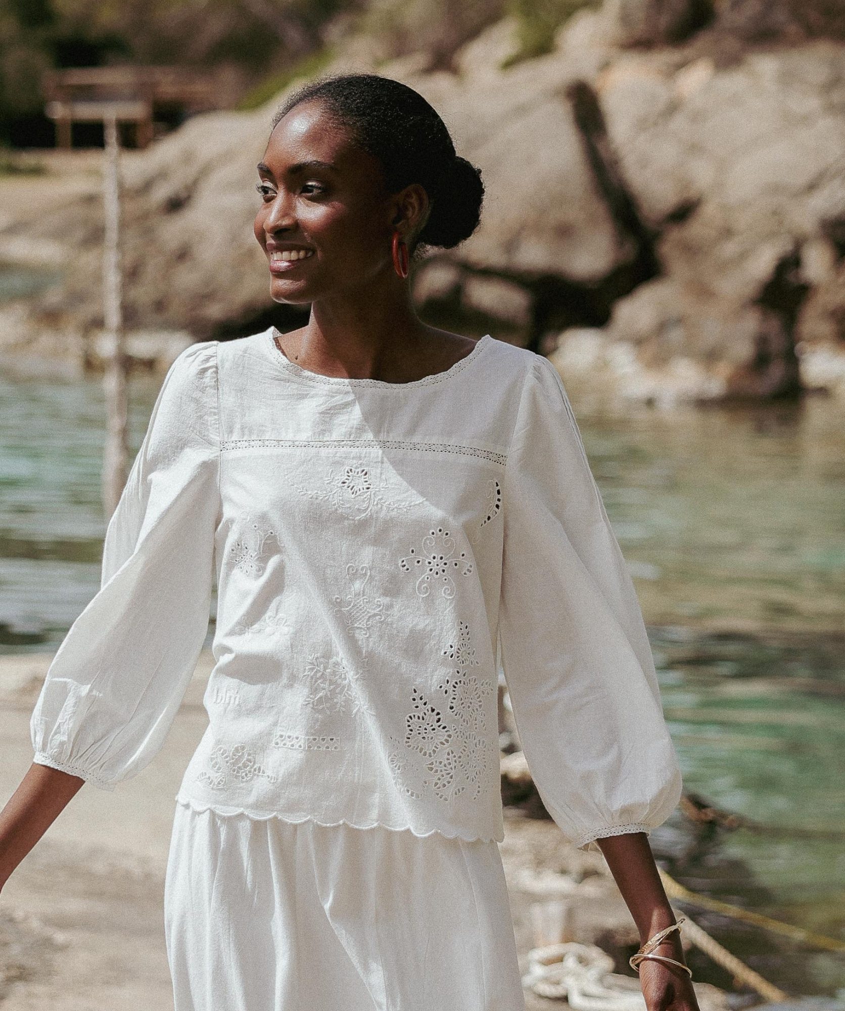 Blouse Thillie – Blanc