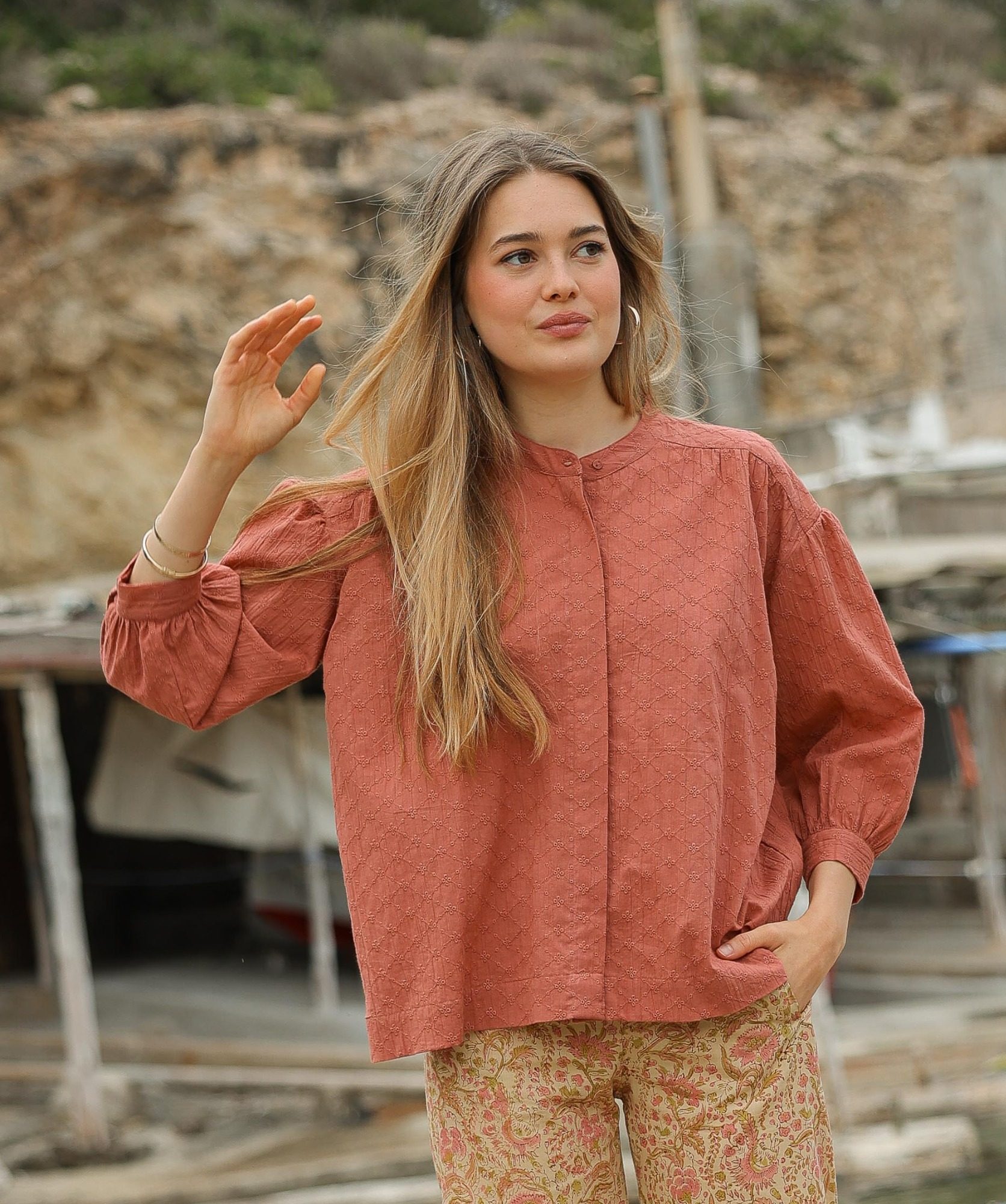 Blouse Pharrell – Argile