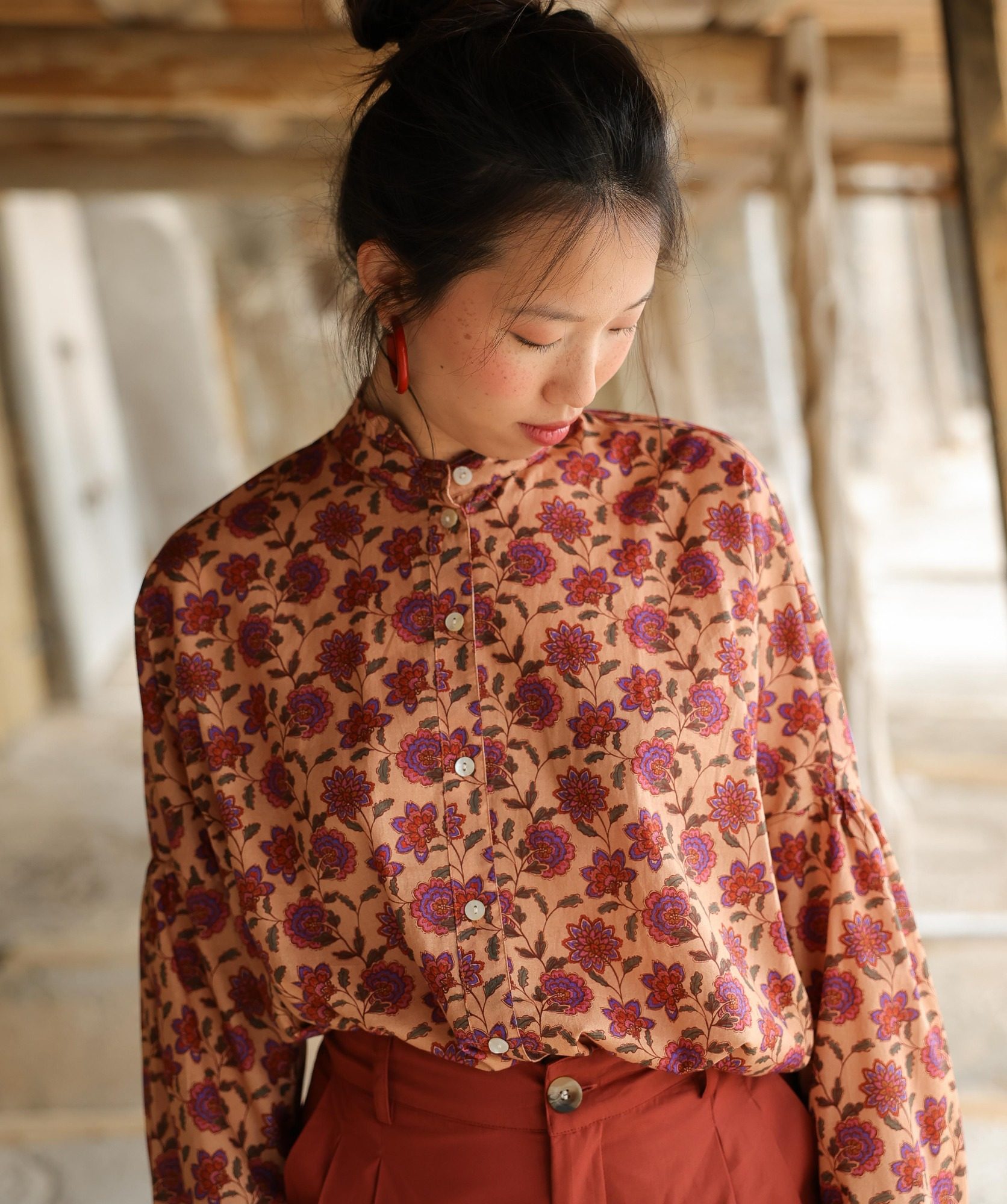 Chemise Priyana – Imprimé Berry