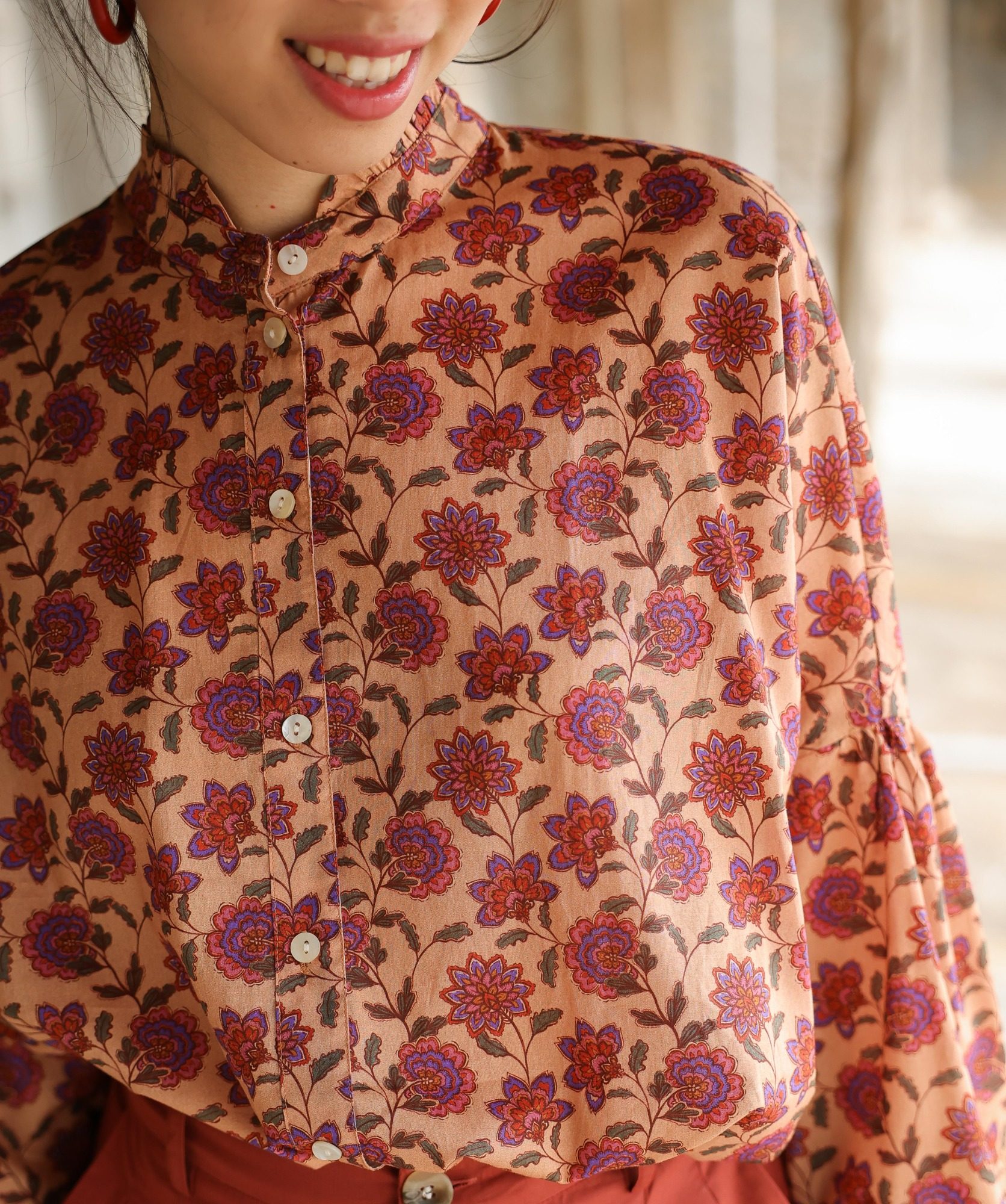 Chemise Priyana – Imprimé Berry