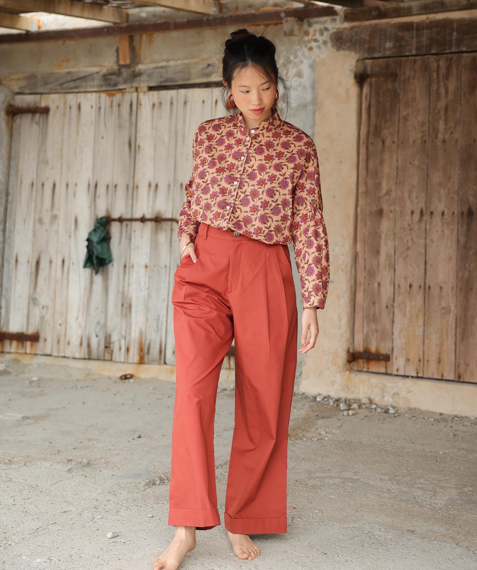 Chemise Priyana – Imprimé Berry