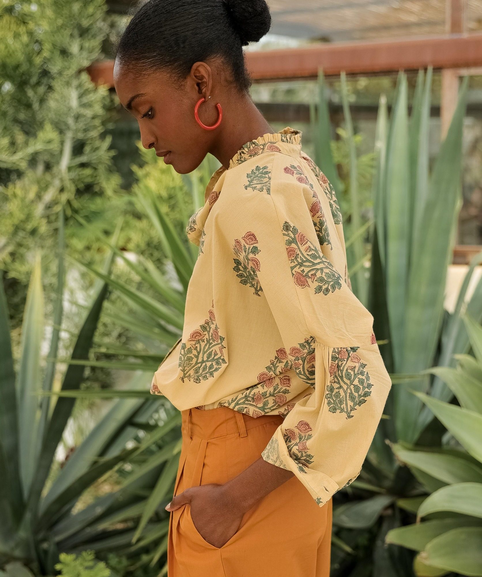 Chemise Priyana – Imprimé Block-print Chennaï