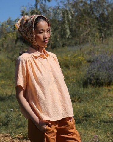 Chemise Willow – Pêche