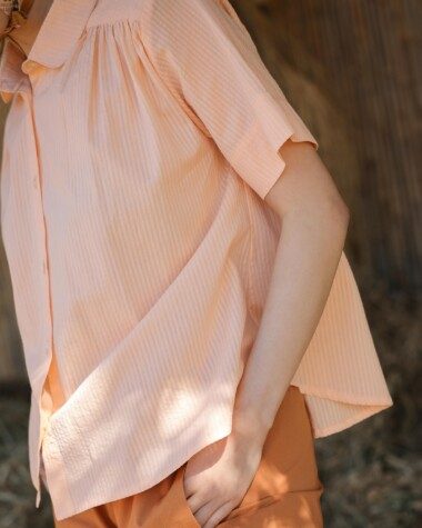 Chemise Willow – Pêche