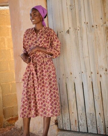 Robe Toscane – Imprimé Berry