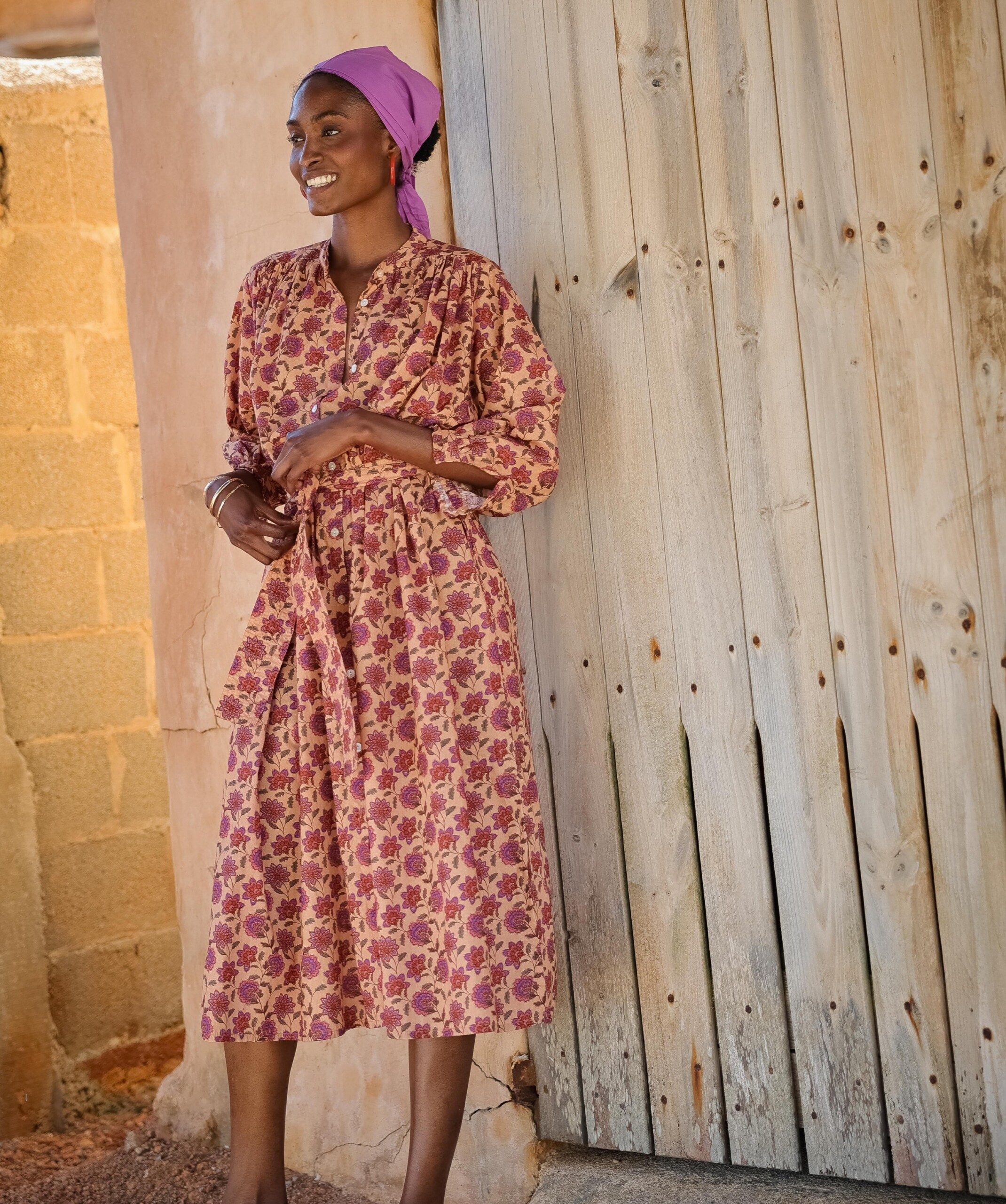Robe Toscane – Imprimé Berry