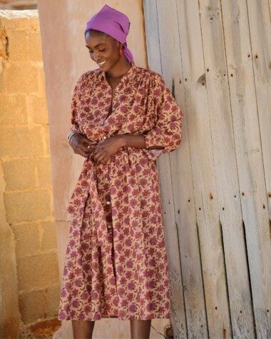 Robe Toscane – Imprimé Berry