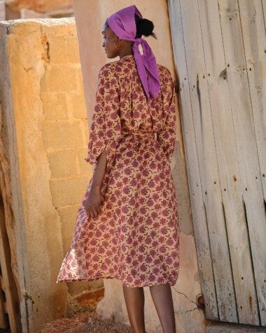 Robe Toscane – Imprimé Berry