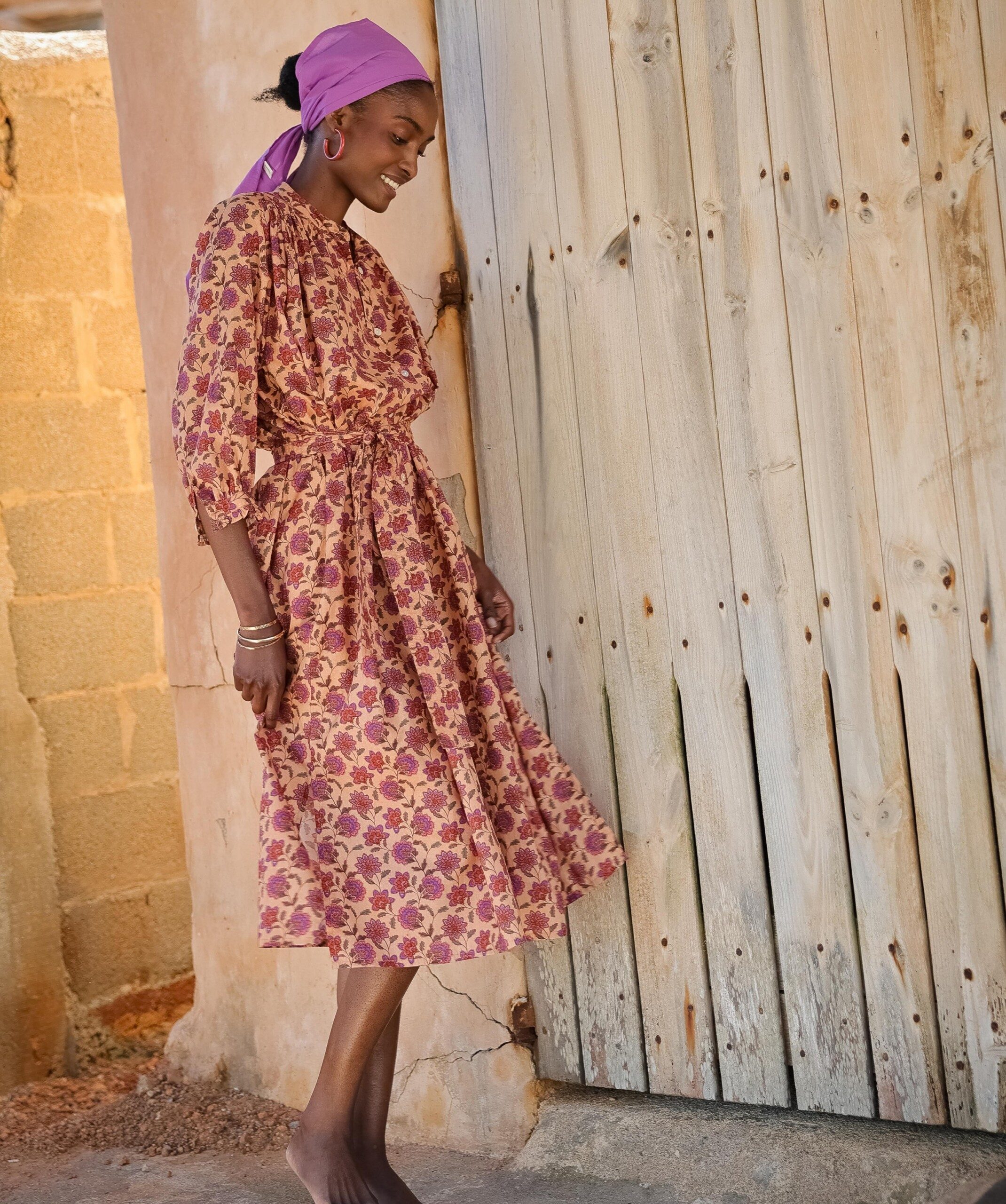 Robe Toscane – Imprimé Berry