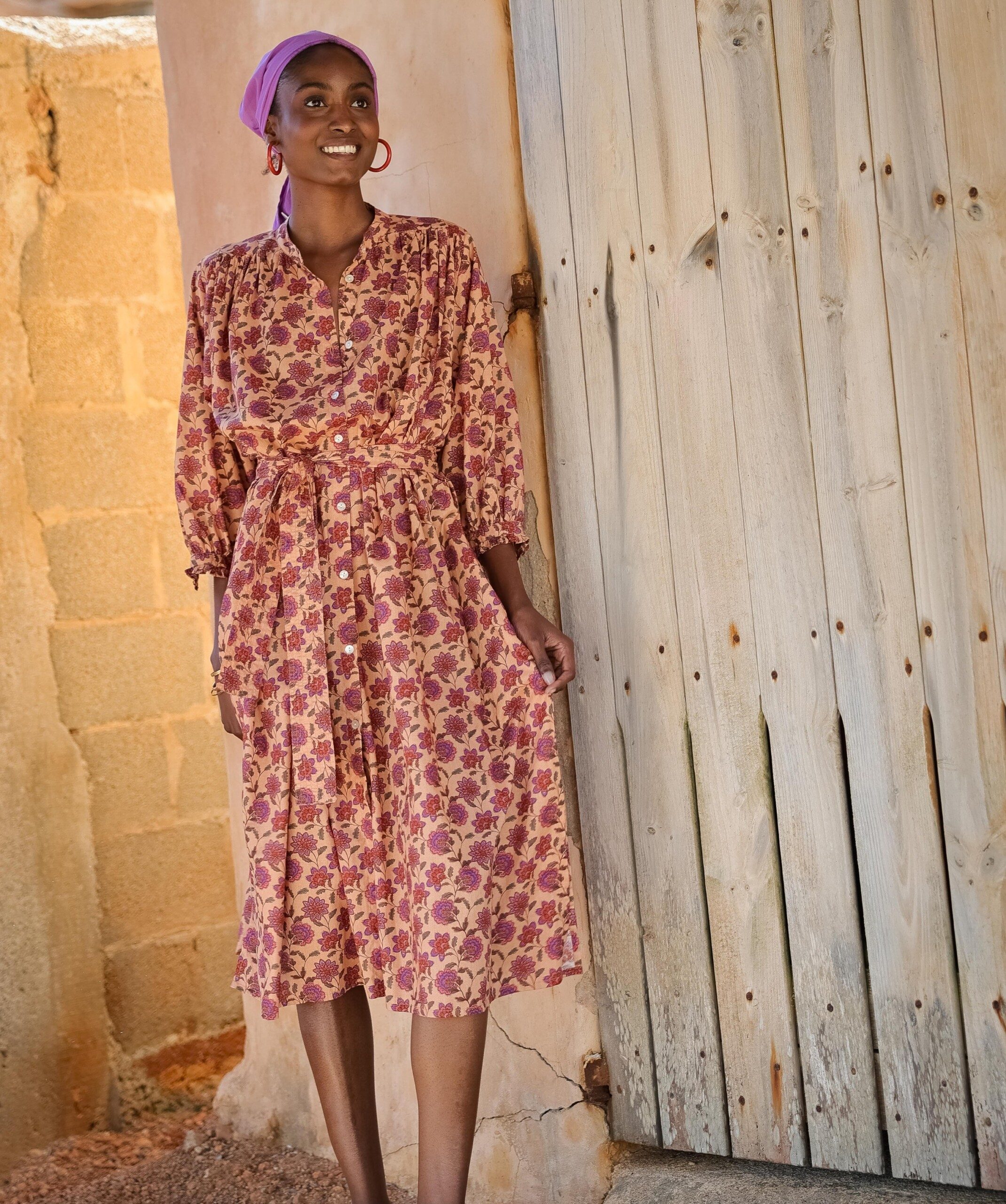 Robe Toscane – Imprimé Berry