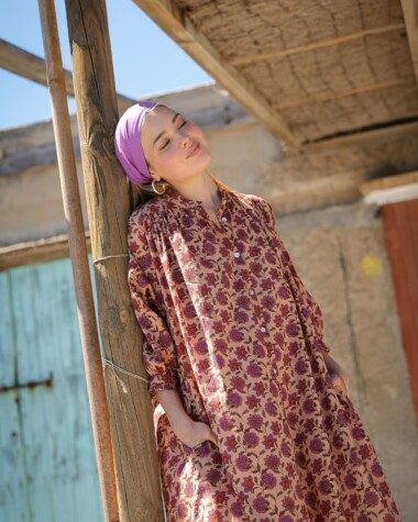 Robe Toscane – Imprimé Berry