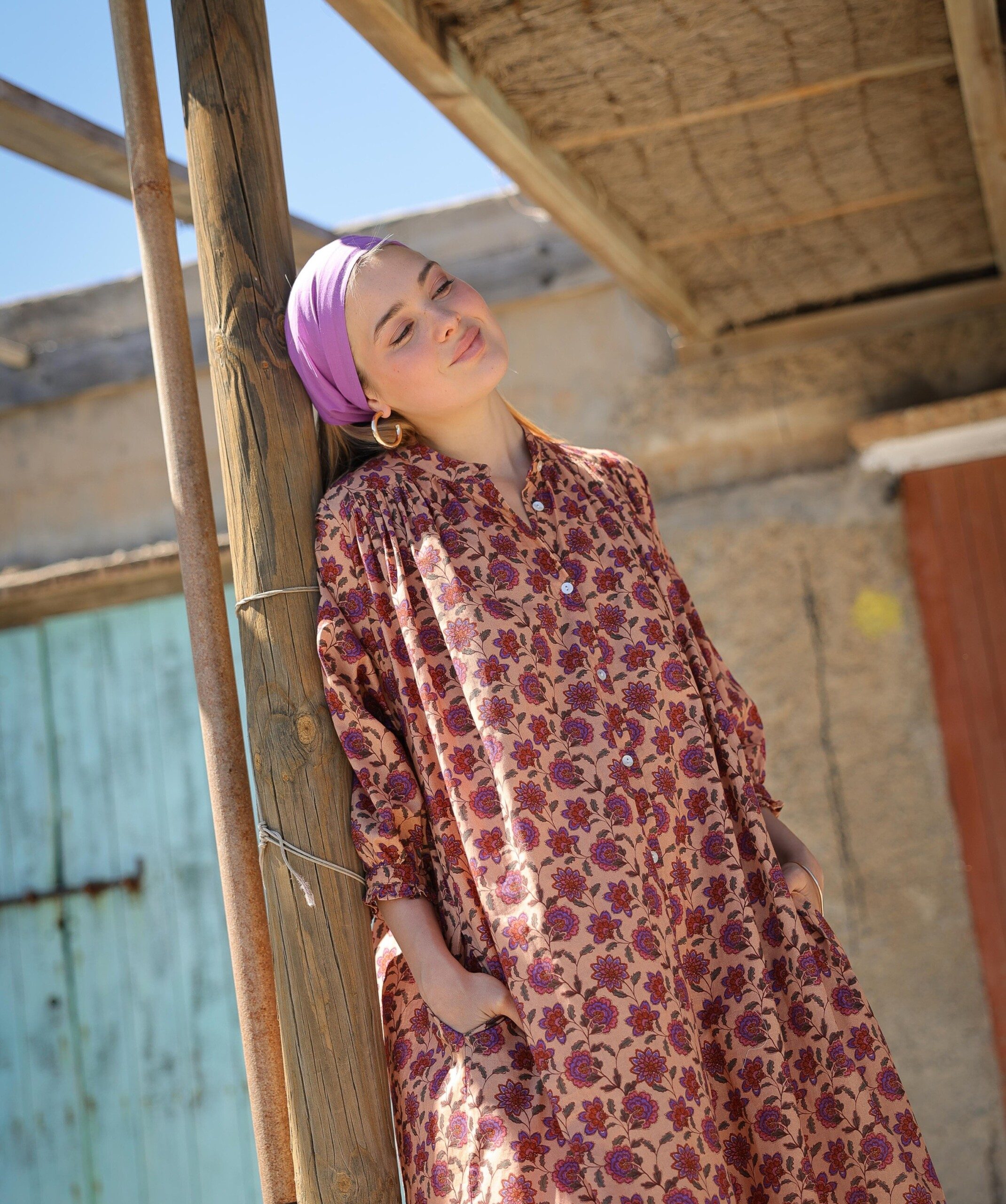 Robe Toscane – Imprimé Berry