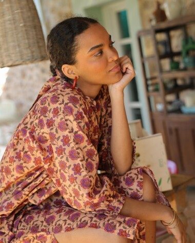 Robe Toscane – Imprimé Berry