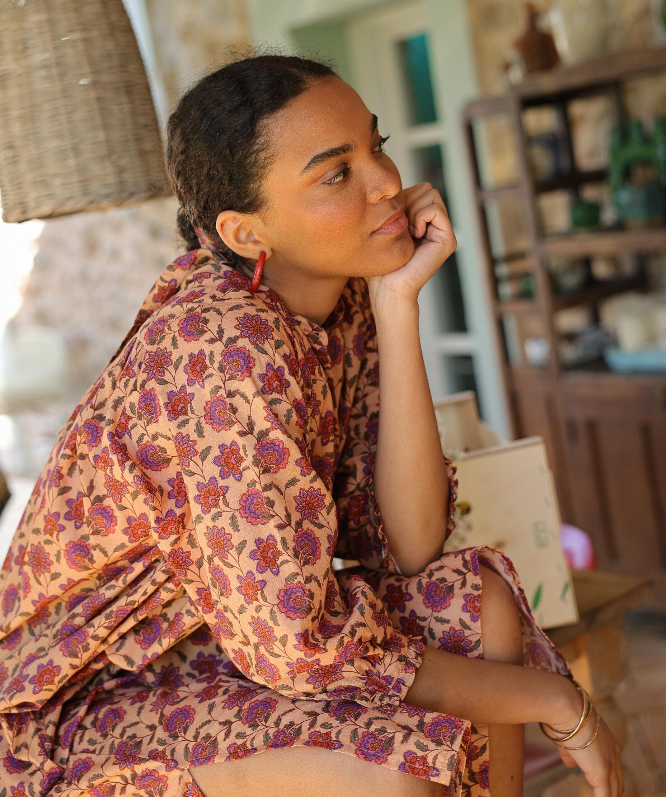 Robe Toscane – Imprimé Berry