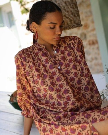 Robe Toscane – Imprimé Berry
