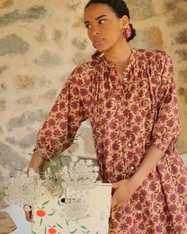 Robe Toscane – Imprimé Berry