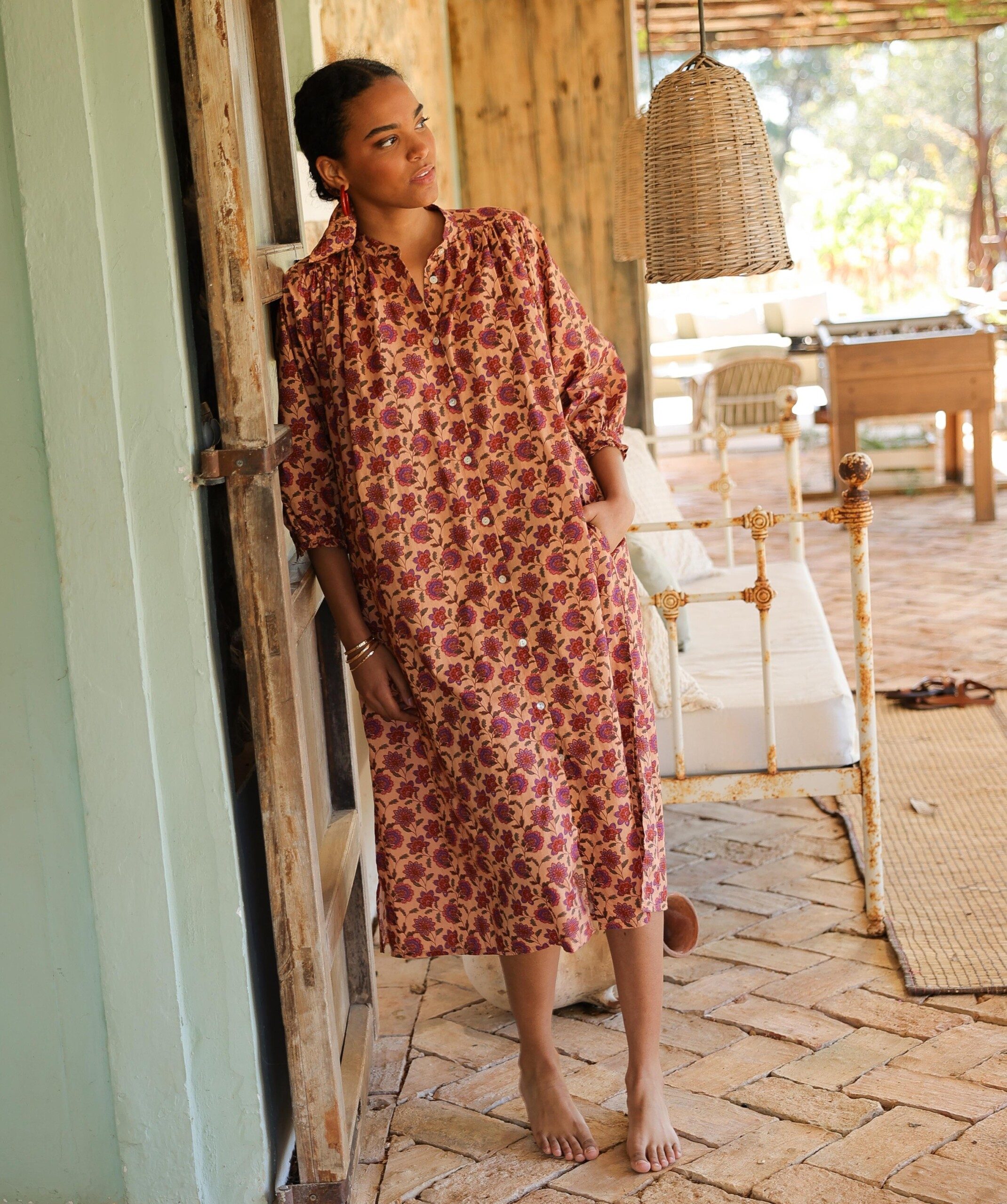 Robe Toscane – Imprimé Berry
