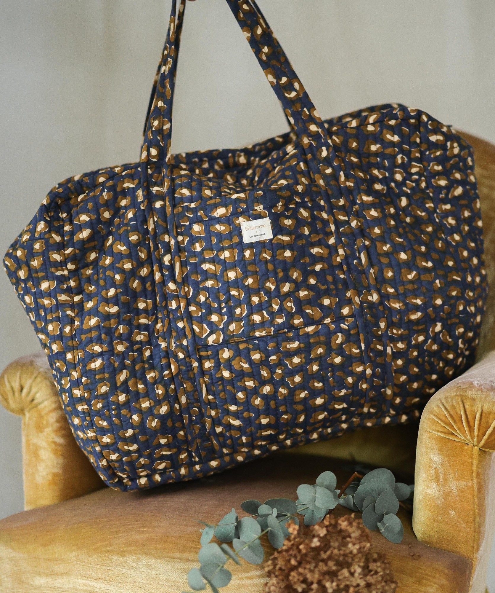 Sac de voyage Berlin – Leopard Navy