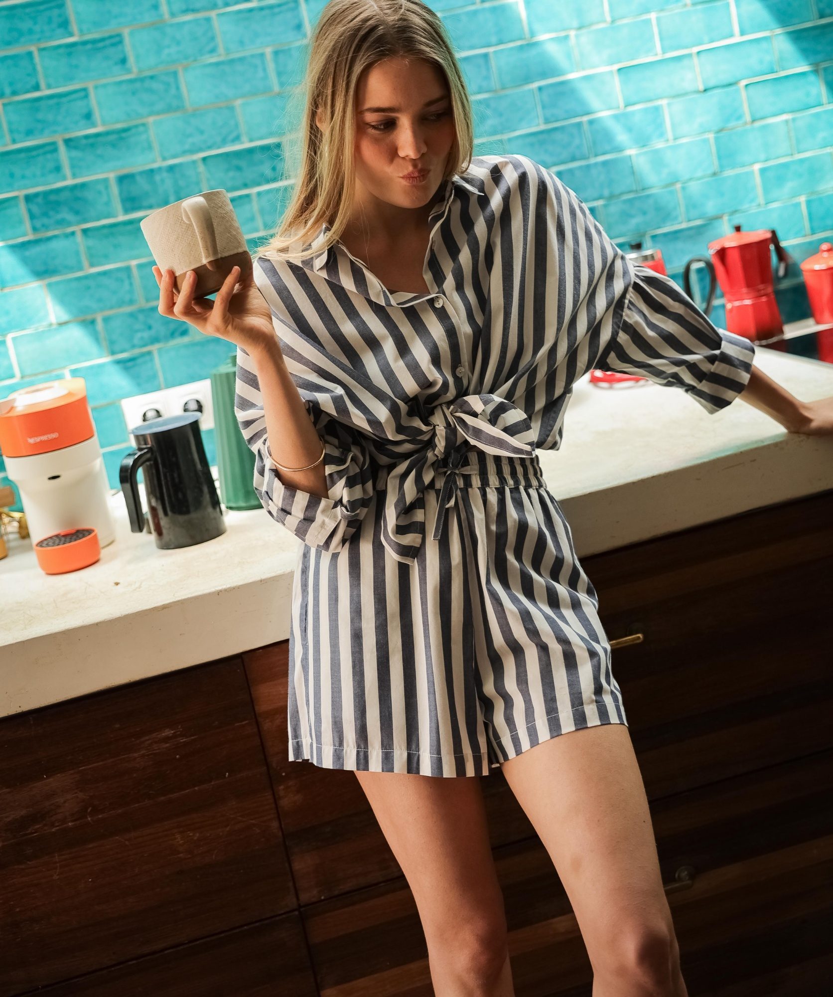 Short Castel – Rayure Gabriel