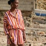 Short Castel – Rayure Multicolore