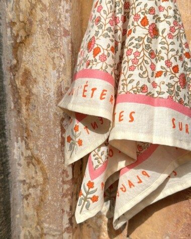 Foulard petit format – Rosa Sorbet d’Été