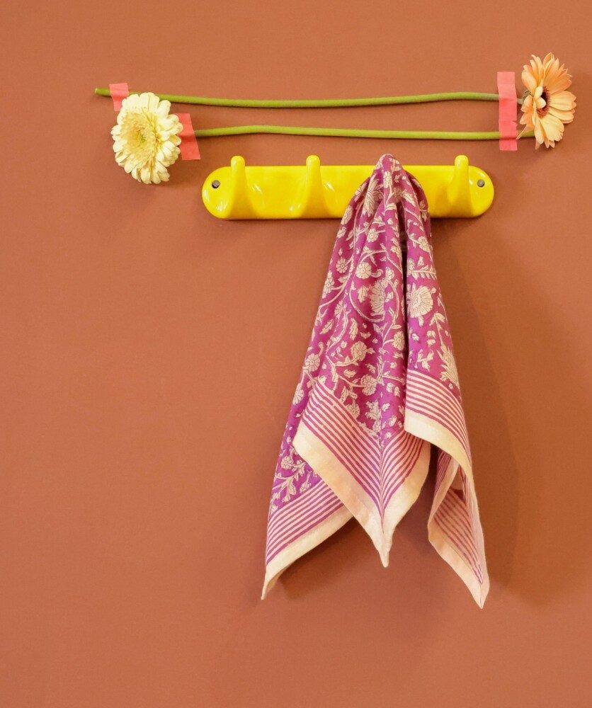 Foulard petit format – Anjali Bougainvillier