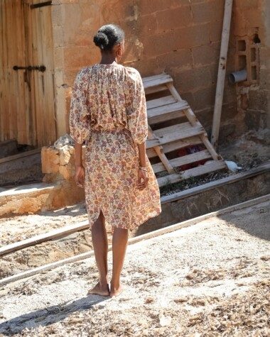 Robe Salvador – Imprimé Antoinette Terracotta